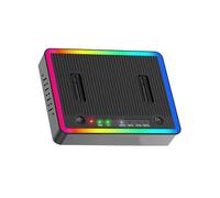 Adattatore USB 3.2 a doppio protocollo Solid Disk Enclosure Double Bay Docking Station per una migrazione rapida e semplice dei dati