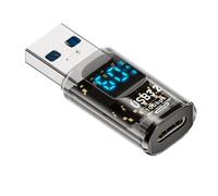 Adattatore USB 3.2 con display LED digitale da 1 pezzo, 36-60 W, 10 Gbps, da AM a CF