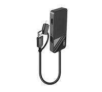 Adattatore USB 3.2 Gen 1 Type-A + Type-C Lindy 43354 HDMI VGA Nero Plastica 60Hz