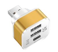 Adattatore USB 3 porte Extender Fast Multiple Splitter Car Mobile Power Expansion Connector Alimentatore di rete
