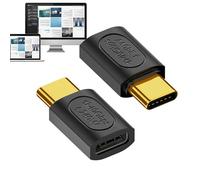 Adattatore USB 40 Gbps, adattatore angolare di tipo C, ricarica rapida e | 8K maschio a femmina per casa, ufficio, scuola, studio, viaggi d'affari, viaggi