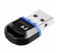 Adattatore USB 5.3 Dongle Trasmettitore Ricevitore con Trasferimento Dati Rapido per Computer Laptop PC Supporto Plug and Play