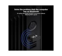 Adattatore USB 5.4, Adattatore Audio, Ricevitore e Trasmettitore Wireless USB per PC, Laptop, Driver Gratuito