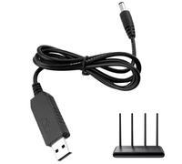 Adattatore USB a 9 V, cavo di passo di tensione, cavo convertitore DC, cavo di booster USB da 5 V a 9 V, con candela DC, cavo di sollevamento di tensione portatile per la luce LED di mini ventilatore,