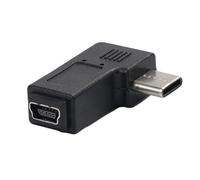 Adattatore USB A 90° - Convertitore Di Dati, Connettore Femminile 5 Pin Design Compatto E Portatile Ad Alta Velocità | Per Laptop Monitor
