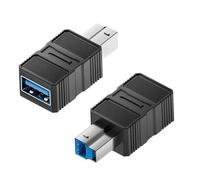 Adattatore USB A B, Adattatore di Estensione Dati USB a B 3.0, Connettore Plug and Play con Trasferimento Dati ad Alta Velocità per Scanner, Docking Station, Hub e Computer