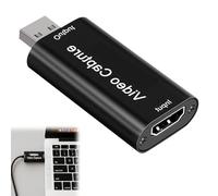 Adattatore USB a HDM1, Capture Card per Streaming Video, Scheda di acquisizione Video HDM1 di Gioco 1080P 4K Portatile Plug & Play per Live Registrazione Video o Live Streaming