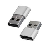 Adattatore USB a USB-C, Smartphone, Tablet, PC, Carica e Sincro, Argento