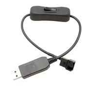 Adattatore USB a ventola - Connettore PWM a 3 pin e 4 pin | Collegamento di raffreddamento a velocità completa per PC desktop | Modulo hardware cavo