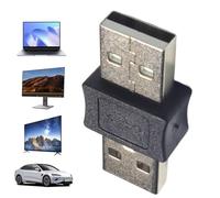 Adattatore USB,Accoppiatore USB2.0 AF/AM - Adattatore Cavo Di Carica Maschio A Femmina Diritto,Per Auto Viaggio Computer Portatile Casa Ufficio Personal Computer Telefono Tablet