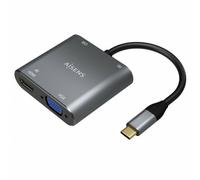 Aisens Usb-c Hdmi 4k Hub Argento