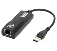 Adattatore USB AK-AD-31 per Ethernet USB 3.0 nero 0,15 m colore: nero AKYGA