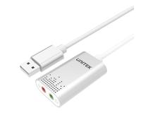 Adattatore USB UNITEK Y-247A Argento Connettore USB Type-A 3.5mm I/O
