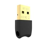 Adattatore USB Bluetooth 5.3 Dongle per PC Speaker Senza Fili, Mouse Tastiera Musica Ricevitore Audio Trasmettitore Bluetooth