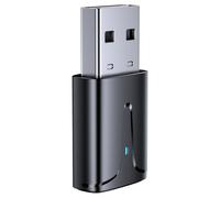Adattatore USB Bluetooth 5.3, ricevitore BT wireless senza driver, modulo di connessione esterna plug and play per desktop, laptop, scrivania da ufficio, adatto per utenti di PC e utenti di