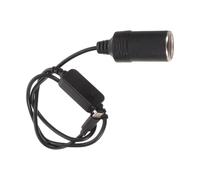 Adattatore USB C 12v Nero per Accendisigari Auto 36w | PVC e Rame, Connessione Stabile, Plug And Play, per Viaggi su Strada e Ricarica Veicolo