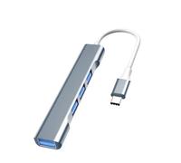 Adattatore USB C/4 Porte Splitter Esteso 3xUSB2.0+1xUSB3.0 Adattatore Per PC Tastiere Computer Portatile USB C Hub
