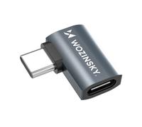 Adattatore USB-C 40Gb/s 240W 8K OTG con inclinazione laterale - Grigio