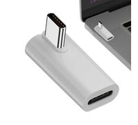 Adattatore USB C 90 Gradi, Adattatore Di Ricarica Rapida Trasferimento Dati PD 140 W 40 Gbps, Adattatore USB C Ad Angolo Retto - Adattatore Extender USB Tipo C 8K 60 Hz USB C 4.0 Per Tablet Laptop Tel