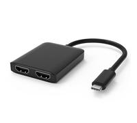Techly Adattatore Convertitore 369274 USB-C™ a 2x HDMI 4K Nero