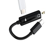 Adattatore USB C a 3.5mm Cuffie per Apple iPhone15 Pro compatibile per Samsung Audio Aux Type C Ricarica Auricolari Splitter Microfono Headphone Sdoppiatore Convertitore Auto Dongle Accessori 3.5+tp