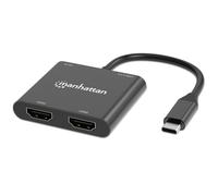 Manhattan Adattatore USB-C PD Doppio Monitor HDMI 154321 per Laptop e Tablet