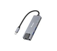 Adattatore USB-C a Ethernet Equip 133496 2.5G, 2x USB-A, 2x USB-C, Alluminio, 100W PD
