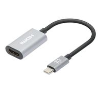 Manhattan Adattatore USB-C a HDMI 4K 60Hz Alu Space grigio