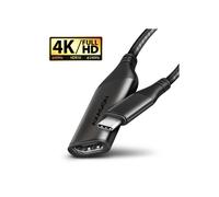 AXG RVC-HI2M - Adattatore USB-C > HDMI 2.0a, 4K 60 Hz, HDR10, 25 cm