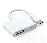 Adattatore USB-C a HDMI certificato Apple MFi 4K @ 60Hz per iPhone 16 15 MacBook Pro Air iPad Pro, cavo AV digitale HDMI 2.0 compatibile con Samsung Galaxy S24