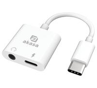 Adattatore USB-C A Jack 3.5Mm E Caricatore PD - AK-CBCA30-08WH