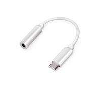 ADATTATORE USB-C A JACK AUDIO 3,5 MM SETTY a da 3, da a 3.5 mm , 12 cm, Argento, Biancocolo