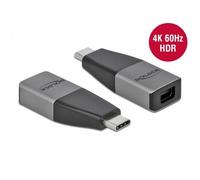 Adattatore USB-C a Mini DisplayPort DeLOCK 4K 60 Hz Grigio