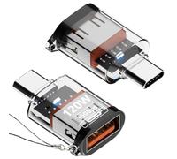 Adattatore USB C a USB (2 Pack), Adattatore USB a Tipo C USB3.2 Gen2 10Gbps