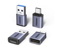 Adattatore USB C a USB A OTG 10Gbps 4 Pezzi Adattatore Tipo A a Tipo C Ricarica