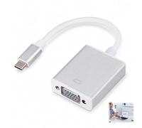 Adattatore USB C a VGA compatibile con MacBook Pro/Air, Lenovo, Chromebook Pixel, Samsung Galaxy, Convertitore USB C Adattatore Thunderbolt 3 Tipo C VGA maschio a maschio monitor