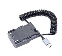 Adattatore USB-C ACK-E6 DR-E6 Kit di alimentazione con batteria fittizia LP-E6 LP-E6N compatibile con