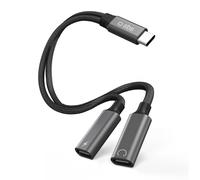 Adattatore USB-C audio e ricarica simultanea
