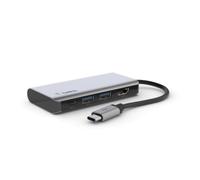 Adattatore USB-C Belkin AVC006btSGY 4 in 1 100 W HDMI 4K Ultra HD Argento