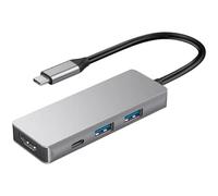 Adattatore USB C Con 4K HDTV Tipo 2xUSB3.0 Porta Ricarica Veloce Consegna di Potenza 4 Porte Splitter Per Adattatore C Portatile Ricarica Rapida