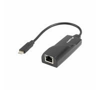 Adattatore USB C con Rete RJ45 Lanberg NC-1000-02 Nero 0,15 m