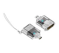 Adattatore USB C - Convertitore compatto di tipo C, mini testina portatile Plug and Play con trasferimento dati ad alta velocità, connettore elegante in lega di alluminio, ideale per tablet, computer