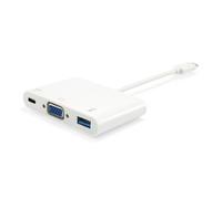 Adattatore USB-C Equip 133435 VGA 15cm Power Delivery Bianco