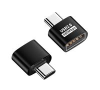 Adattatore USB C Femmina A USB Maschio - Convertitore In Lega Di Zinco per Trasferimento Rapido Di Dati | Ideale per Notebook, Smartphone E Tablet