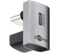 Adattatore USB-C Goobay 74445 Angolare Ingresso Uscita USB4 40Gbps 240W