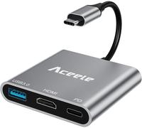 Adattatore USB C HDMI Hub USB C con Ricarica Rapida PD 100W Porta HDMI 4K e Dati