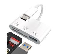 Adattatore USB C HUB TF Micro SD (3 in1) per Apple IPhone15 Pro Max Plus per iPad Type-c 3.0 Port Docking Station compatibile per Samsung Galaxy S21 S22 S23 Ultra Macbook Thunderbolt Dongle Cable