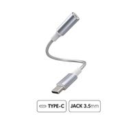 Adattatore USB C/Jack 3.5 M/F Rinforzato