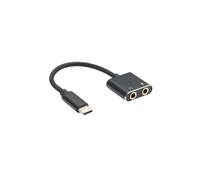 Adattatore USB-C / Jack Audio + Micro - Scheda audio esterna compatibile con Windows/Mac/Chrome OS Linux - plug & play - Nouvo