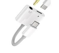 Adattatore USB C Jack Cuffie per Apple iPhone15 Pro Max Plus Per iPad 10、Air4/5、Mini6、Pro 12.9 compatibile con Samsung 3,5 Auricolari Cavo Aux Sdoppiatore Type C Caricatore Ricarica Rapida Porta Cavi